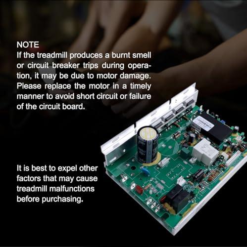 PA-AE00070L Treadmill Control Board Motherboard, 2 capacitance, 12 Pins Treadmill Motor Controller D020105 Fits for Treadm...
