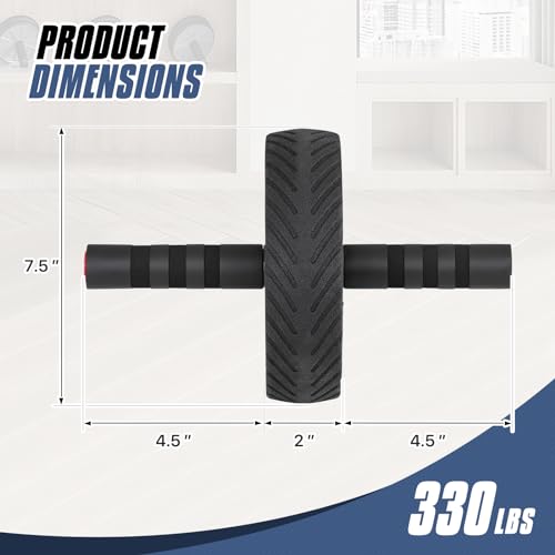 MADOG Ab Roller Wheel for Abdominal and Core Strength Training, Home Gym Abs Roller for Men Women