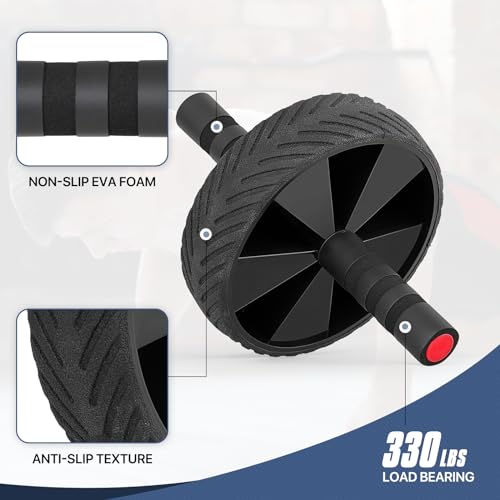 MADOG Ab Roller Wheel for Abdominal and Core Strength Training, Home Gym Abs Roller for Men Women