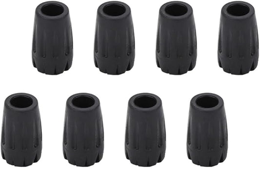 - Rubber Replacement Tips for Trekking Poles, Hiking Canes & Collapsible Staffs, Non-Slip & Shock Absorption Design (1.1c...