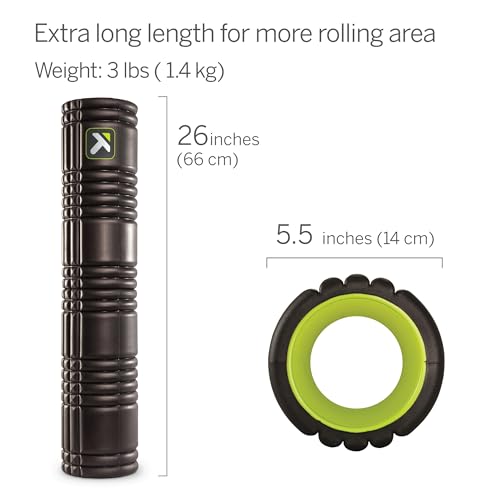 TRIGGERPOINT Performance Therapy Grid Patented Multi-Density Foam Massage Roller Exercise, Deep Tissue&Muscle Recovery Rel...