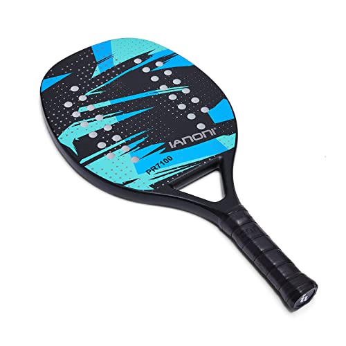 Beach Tennis Paddle Beach Tennis Racket Carbon Fiber with EVA Memory Foam Core Tennis Paddles
