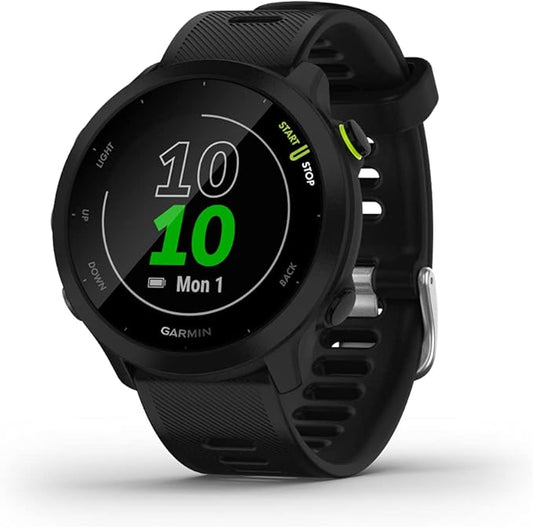 Garmin Forerunner 55, GPS Running Watch with Daily Suggested Workouts, Up to 2 Weeks of Battery Life, Black - 010-02562-00