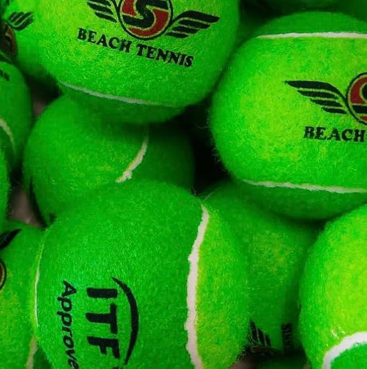 Limited Edition Tropical S Beach Tennis Ball in Guava Green - ITF Approved, Stage 2 Tennis Ball, Rally Friendly, Shoulder ...