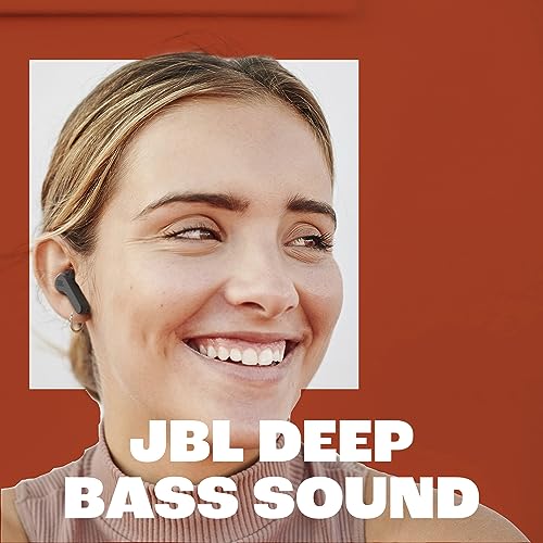 JBL Vibe Beam - True Wireless JBL Deep Bass Sound Earbuds, Bluetooth 5.2, Water & Dust Resistant, Hands-Free Call with Voi...
