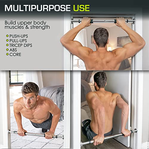 ProsourceFit Pull Up Bar for Multi Use Fitness & Home Gym Exercise