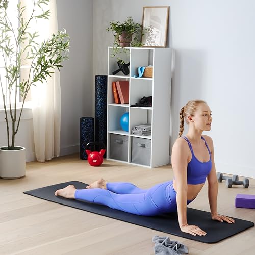 Amazon Basics Extra Thick Exercise Yoga Mat with Carrying Strap
