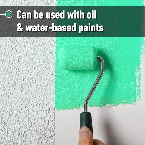 Bates Choice Foam Paint Roller Covers, 2", 12 Pack, High Density Mini Paint Roller Covers