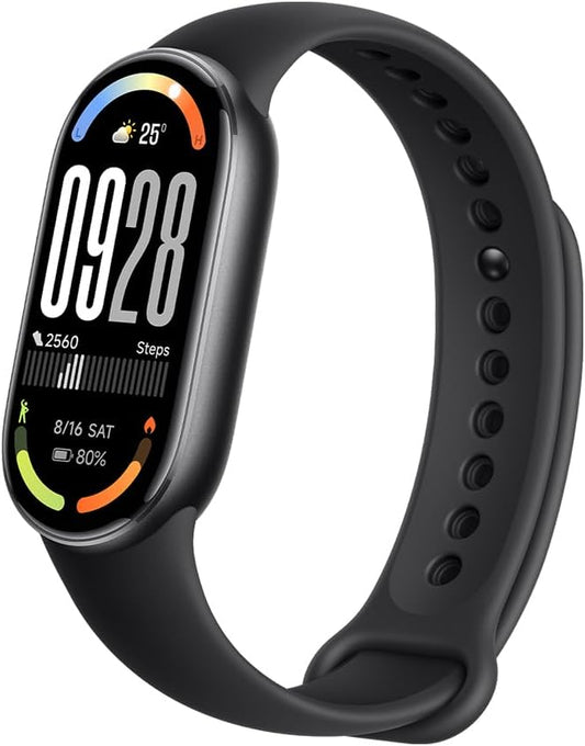 XIAOMI Mi Smart Band 10 (2025) Global Version - 1.72" AMOLED Display | 21 Days Battery Life | Touchscreen, Multi-Sport Tra...