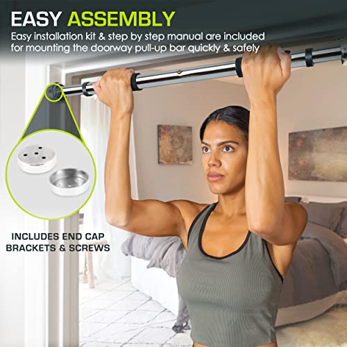 ProsourceFit Pull Up Bar for Multi Use Fitness & Home Gym Exercise