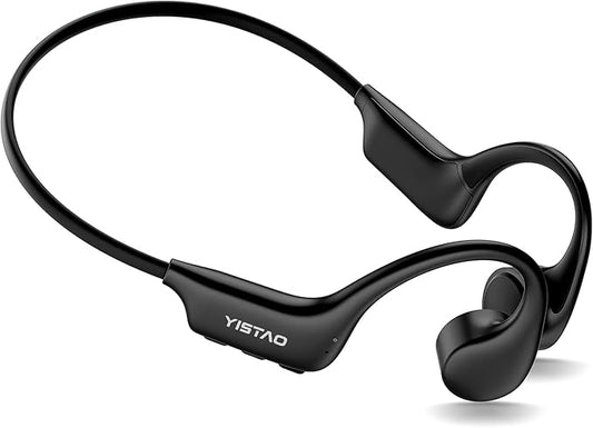 DEMICEA Open Ear Sport Headphones, Wireless Bone Conduction Earphones, Built-in 32GB MP3,with Mic, IP68, Sweat & Water Res...