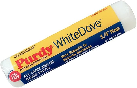 Purdy 144662091 White Dove Roller Cover, 9 inch x 1/4 inch nap