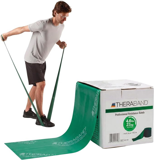 THERABAND Resistance Band, Special Heavy, 50-Yard Roll, Elastic Band for Exercise