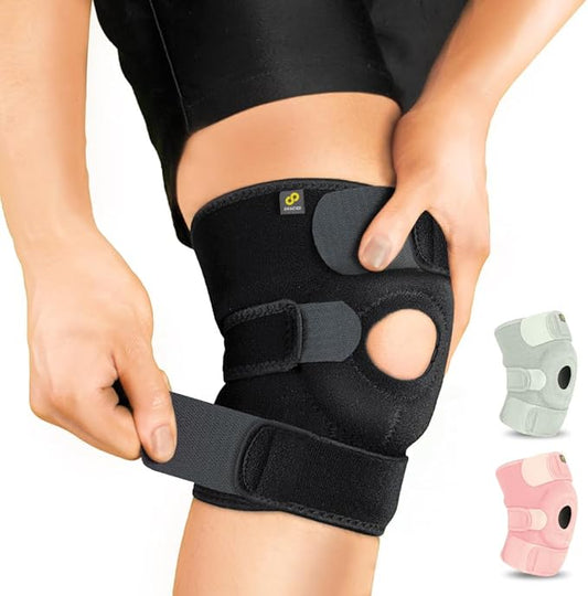 Bracoo Knee Support Brace for Men Women, Adjustable Compression Sleeve Wrap Patellar Pad Tendon - Arthritis Pain, meniscus...