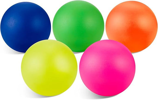 Sumind 5 Pcs Beach Paddle Balls Replacement Balls High Visibility Assorted Color Waterproof Floating Ball for Beach Tennis...