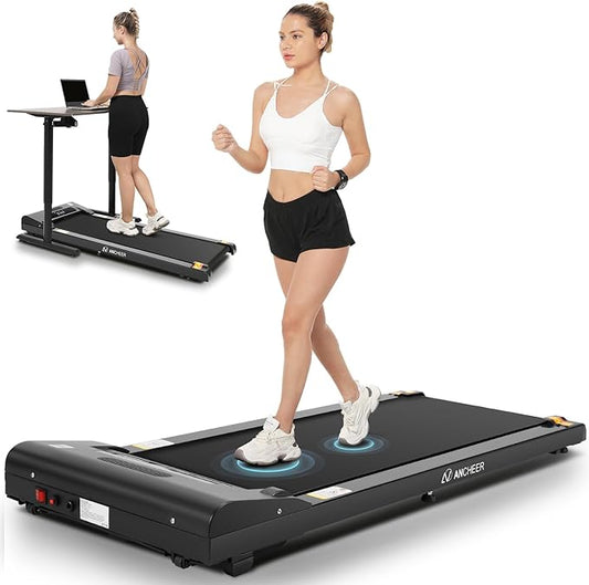 ANCHEER Walking Pad 3.0HP Under Desk Treadmill 300lbs Weight Capacity with Remote Control, Compact Electric Treadmills for...