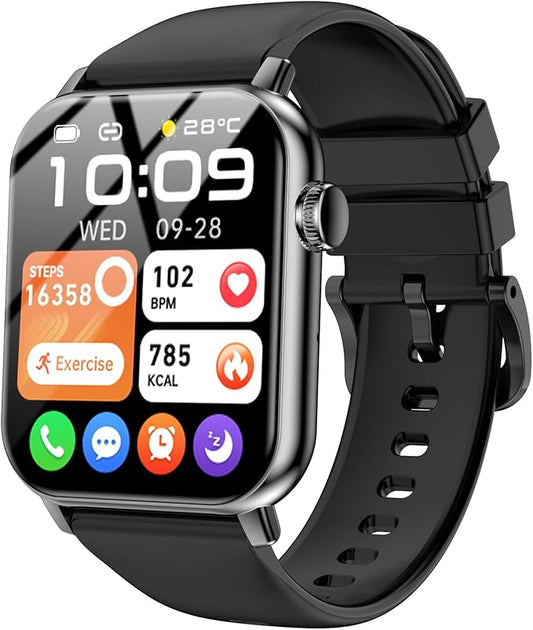 Smart Watches for Men Women, 1.83" HD Touchscreen with Bluetooth Calling, IP68 Waterproof Fitness Tracker, 120+ Sport Mode...