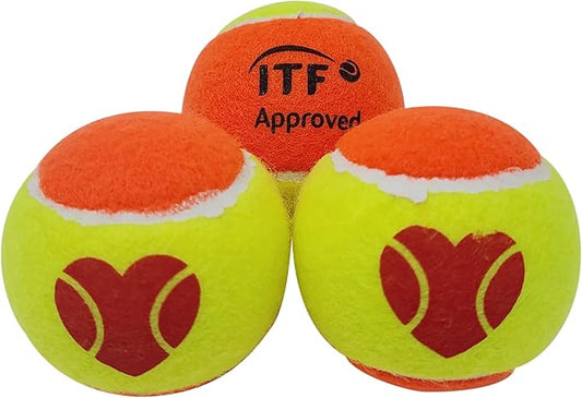 Sexy Brand I Love BT Beach Tennis Ball - ITF Approved, Rally Friendly, Lightweight, Stage 2 Tennis Ball for Tournament Pla...