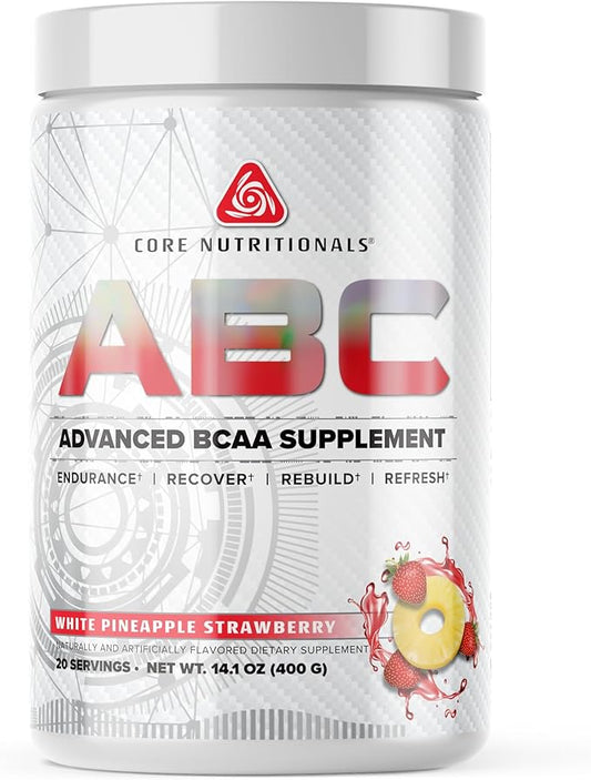 Core Nutritionals ABC Advanced BCAA Supplement | Amino Acid Recovery Blend | with Glutamine, Beta Alanine, Citrulline Mala...