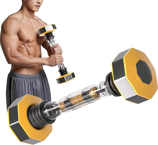 Shake Weight Home Fitness Adjustable Dumbbell Set 22-66 lbs for Arm Chest Core Strength Training Shake Weight for Women & ...