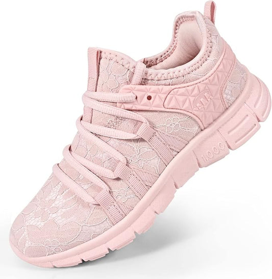 AOE Womens Fashion Walking Running Shoes Ultra Lightweight Breathable Mesh Tennis Shoes Non Slip Athletic Workout Gym Snea...