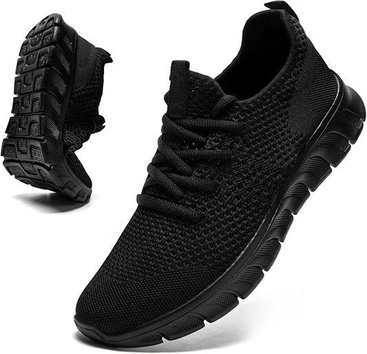 VLHGCG Men's Lightweight Running Shoes Slip On Walking Tennis Gym Shoes Fashion Sneakers